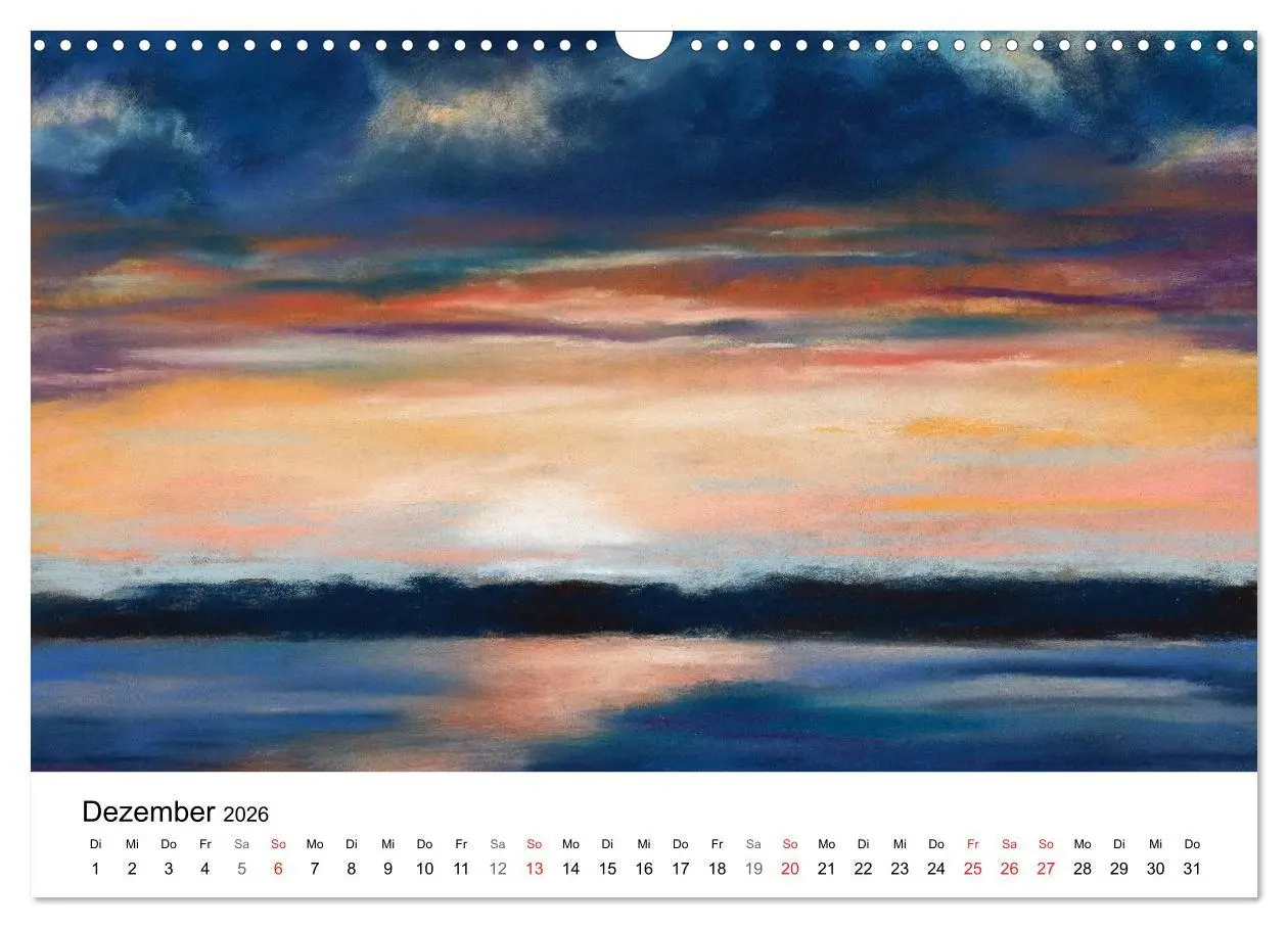 Bild: 9783457955338 | Das Meer in Pastellkreide (Wandkalender 2026 DIN A3 quer), CALVENDO...