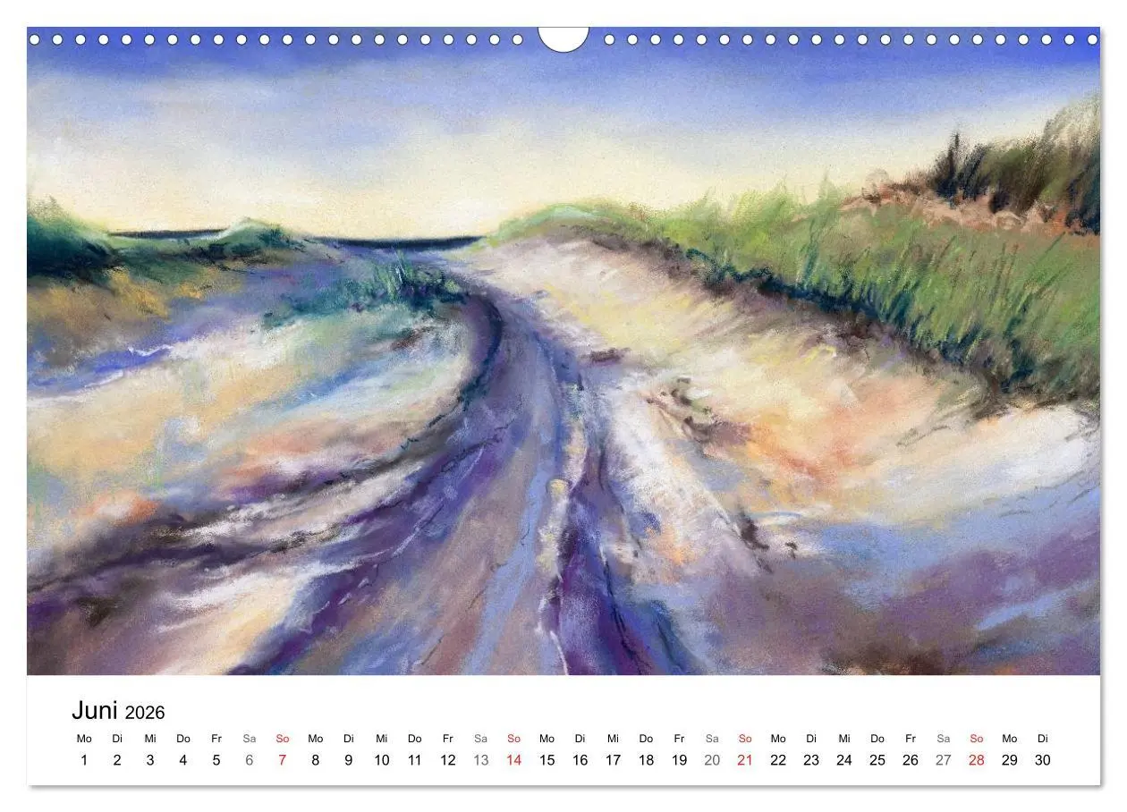 Bild: 9783457955338 | Das Meer in Pastellkreide (Wandkalender 2026 DIN A3 quer), CALVENDO...