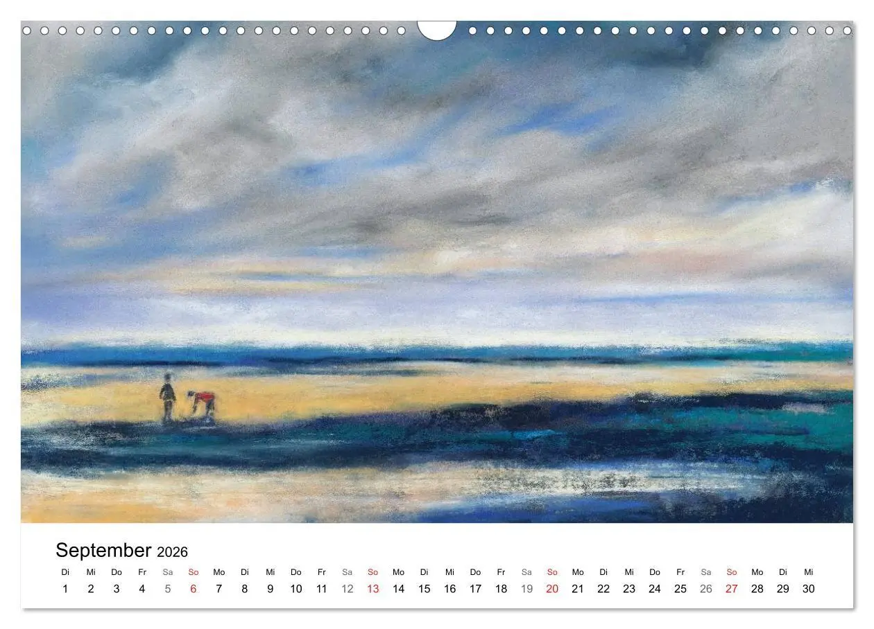 Bild: 9783457955338 | Das Meer in Pastellkreide (Wandkalender 2026 DIN A3 quer), CALVENDO...
