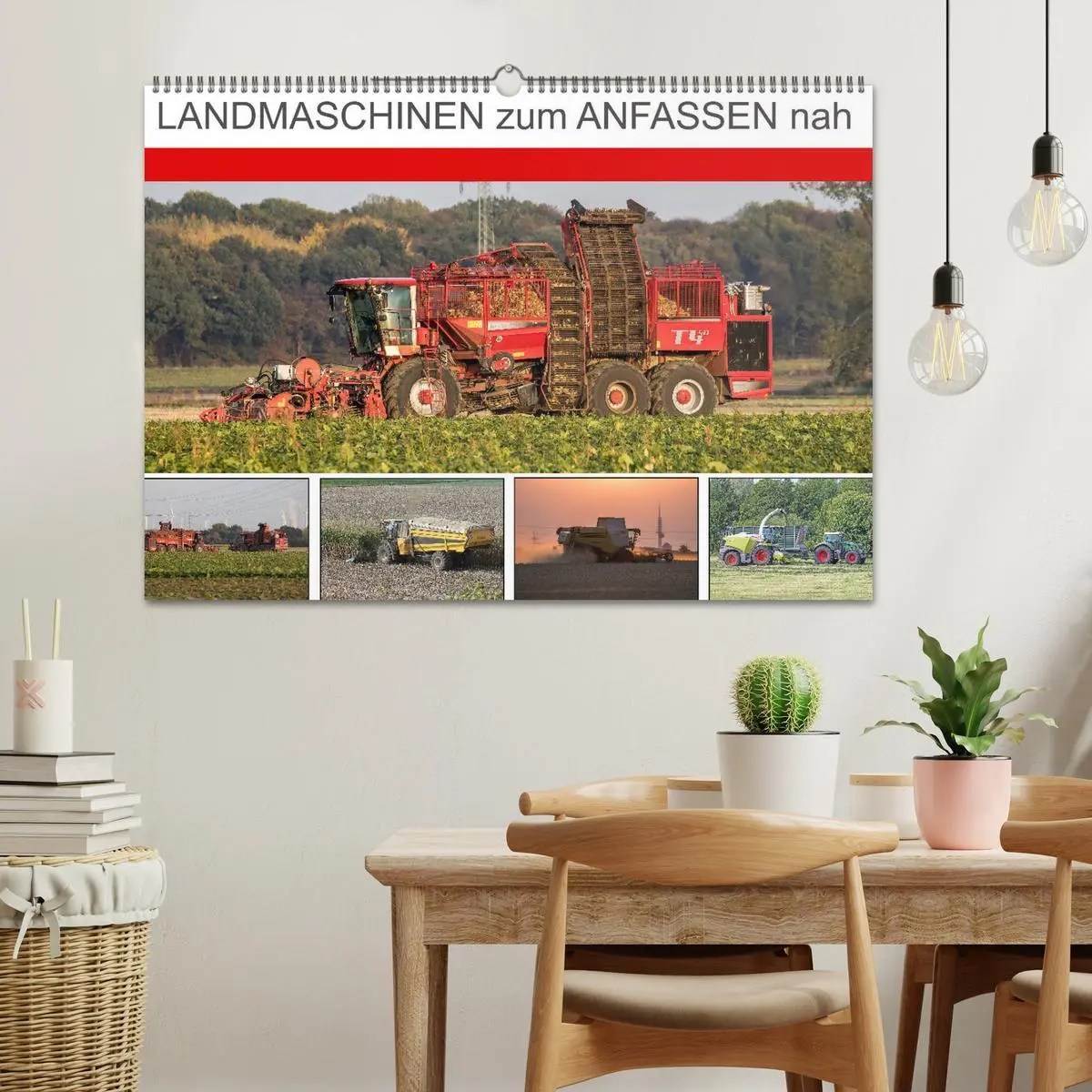 Bild: 9783516045338 | Landmaschinen zum Anfassen nah (Wandkalender 2026 DIN A2 quer),...