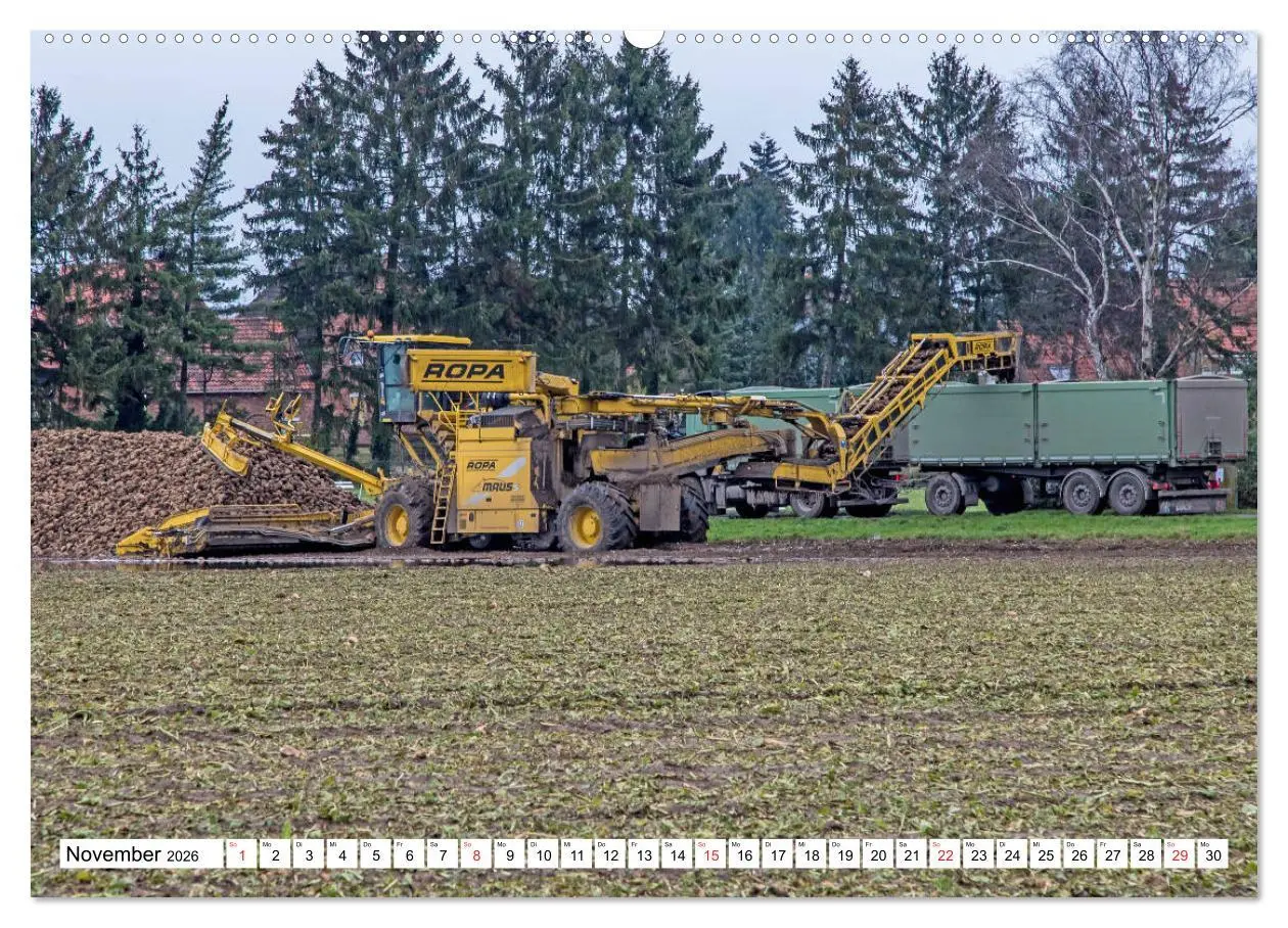 Bild: 9783516045338 | Landmaschinen zum Anfassen nah (Wandkalender 2026 DIN A2 quer),...
