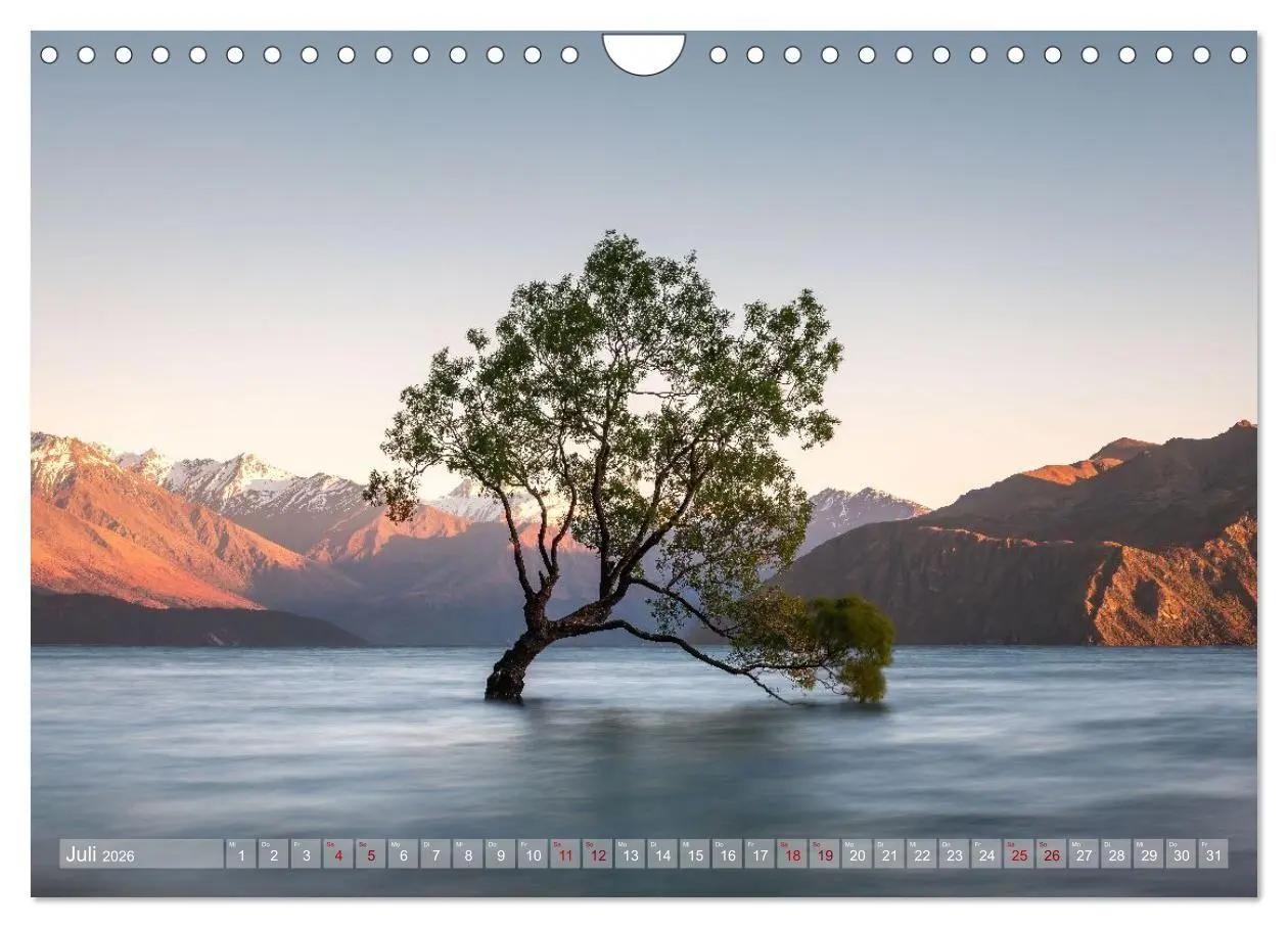 Bild: 9783516735338 | Natürlich Neuseeland (Wandkalender 2026 DIN A4 quer), CALVENDO...