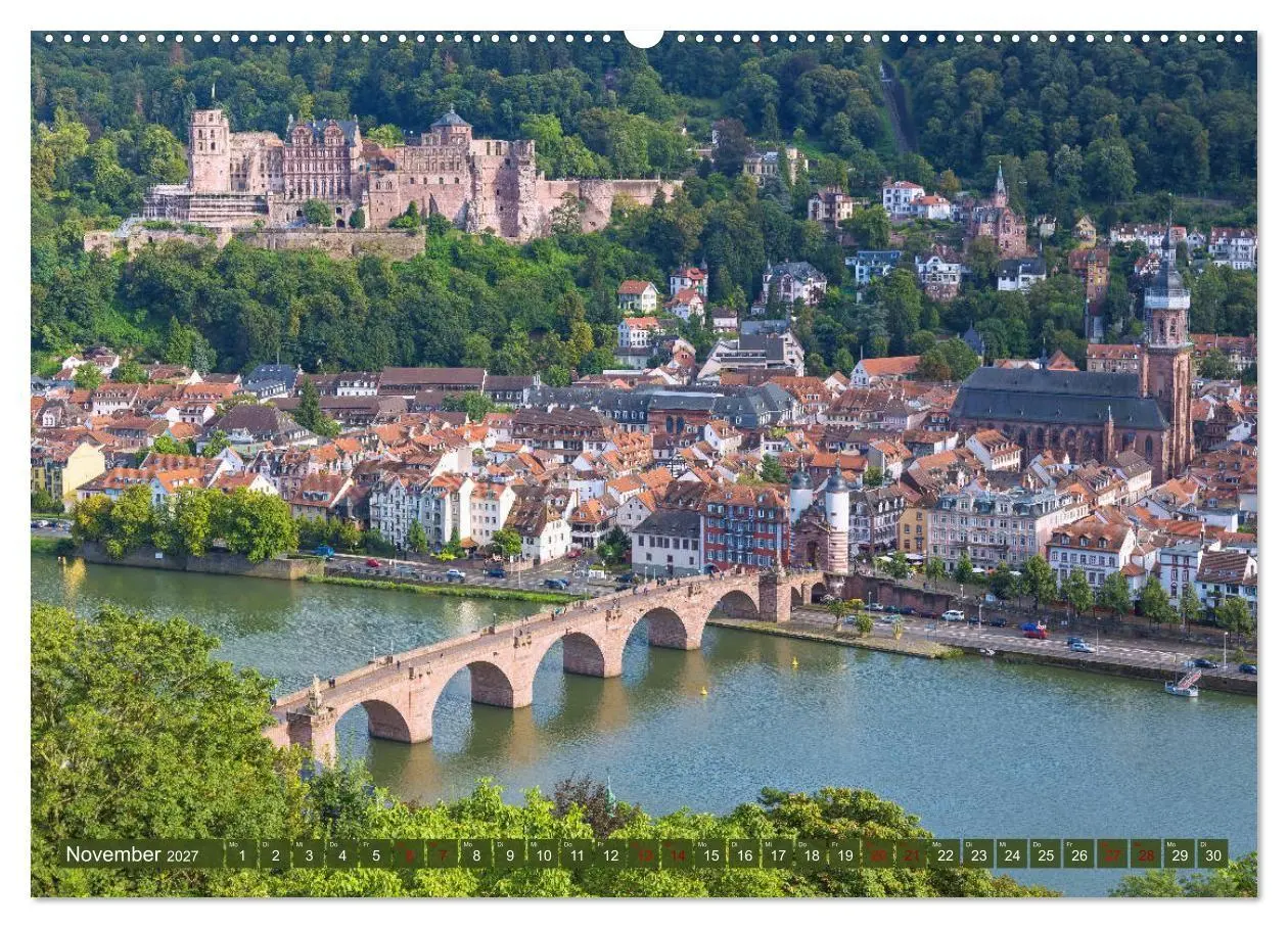 Bild: 9783569755338 | Heidelberger Neckarzauber (Wandkalender 2027 DIN A2 quer), CALVENDO...