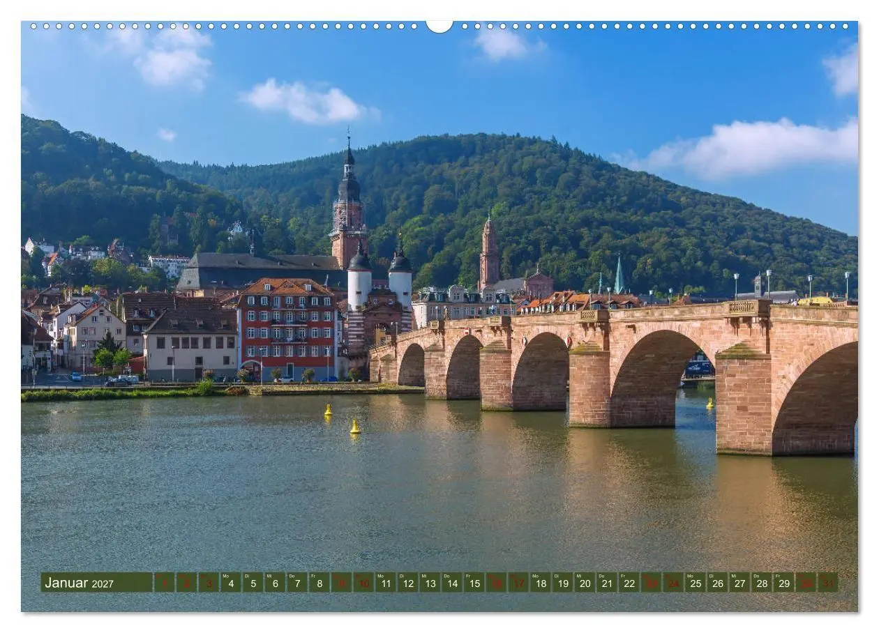 Bild: 9783569755338 | Heidelberger Neckarzauber (Wandkalender 2027 DIN A2 quer), CALVENDO...