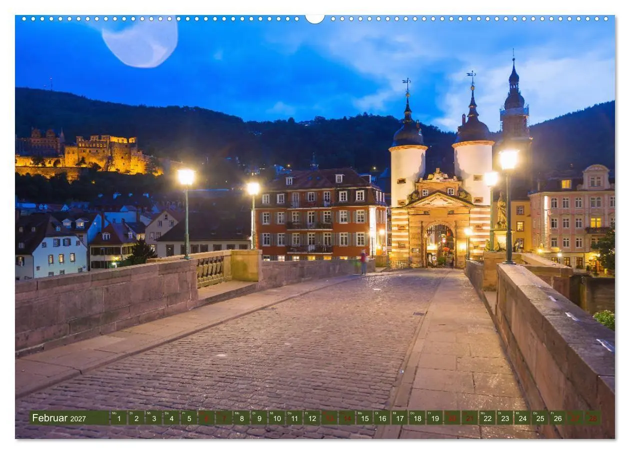 Bild: 9783569755338 | Heidelberger Neckarzauber (Wandkalender 2027 DIN A2 quer), CALVENDO...