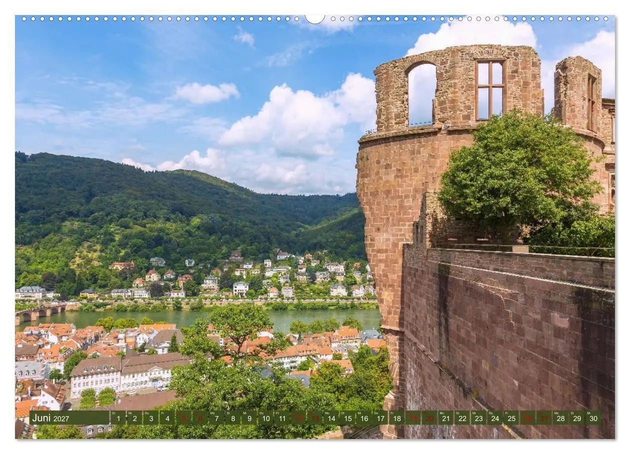 Bild: 9783569755338 | Heidelberger Neckarzauber (Wandkalender 2027 DIN A2 quer), CALVENDO...