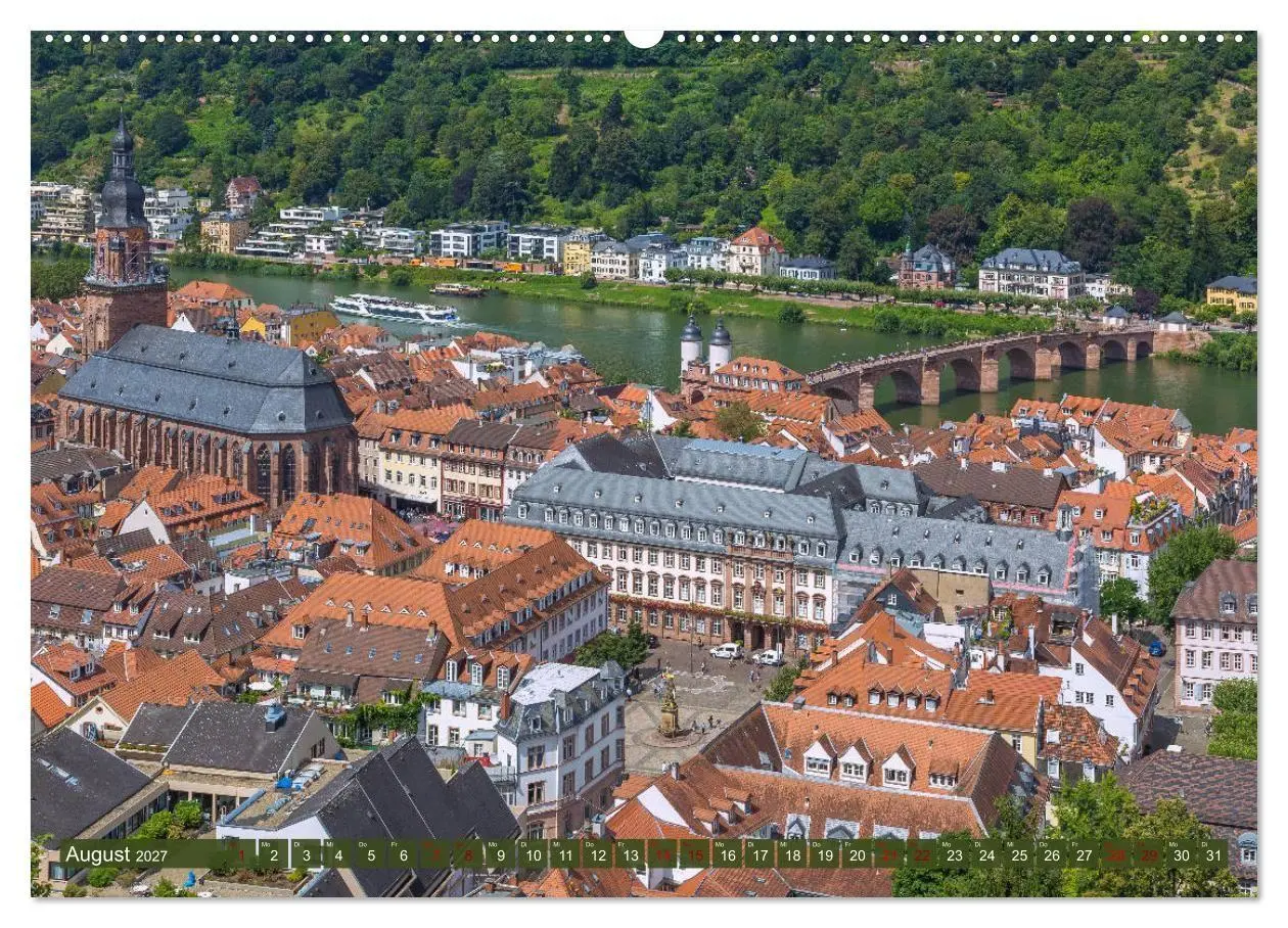 Bild: 9783569755338 | Heidelberger Neckarzauber (Wandkalender 2027 DIN A2 quer), CALVENDO...