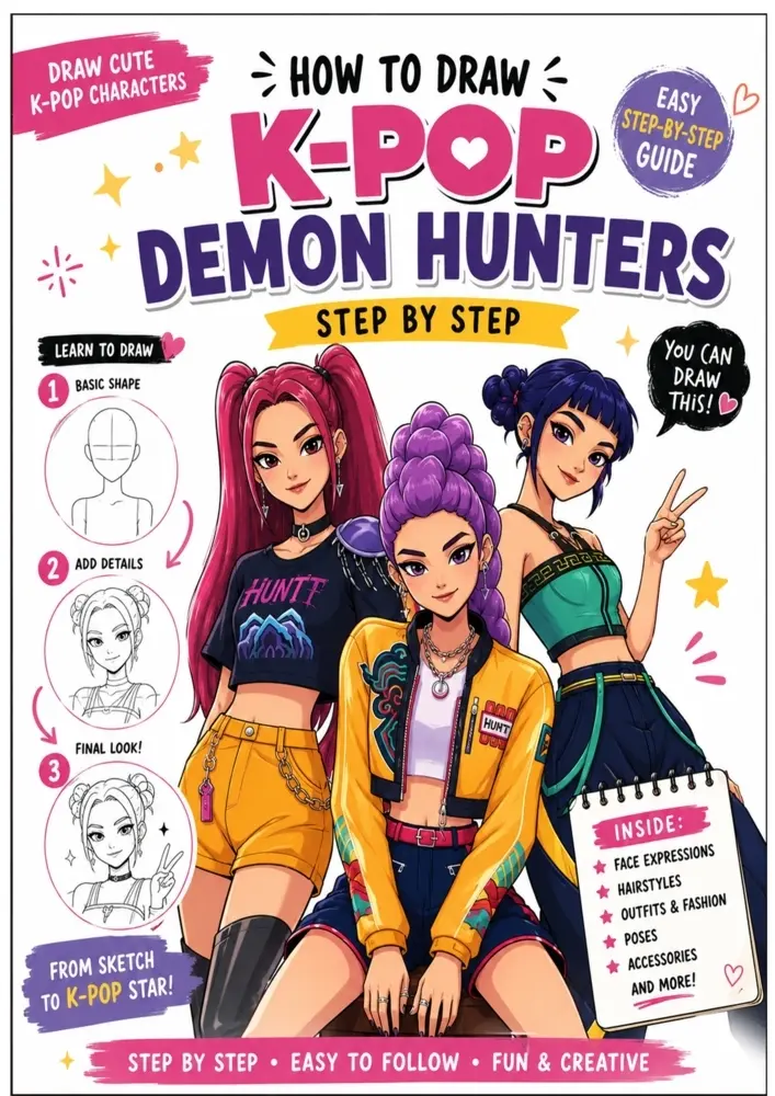Cover: 9789403895338 | How To Draw K-pop Demon Hunters | Tasmi Martin | Taschenbuch | 2026