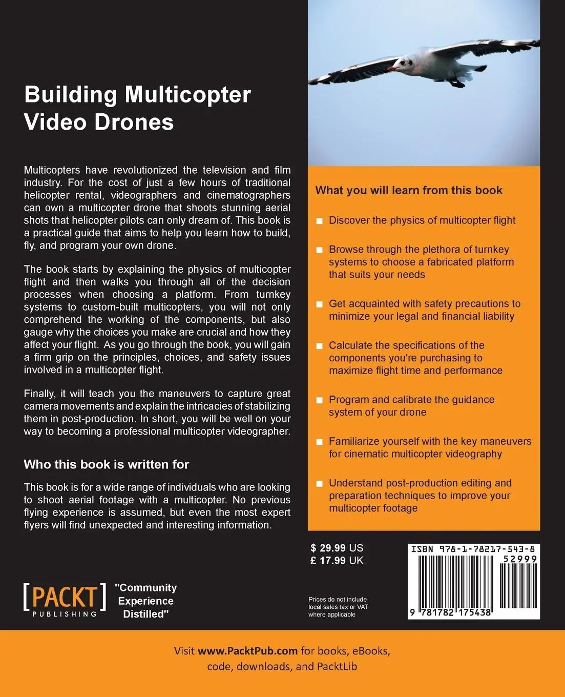 Rückseite: 9781782175438 | Building Multicopter Video Drones | Ty Audronis | Taschenbuch | 2014