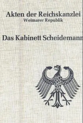 Cover: 9783486415438 | Akten der Reichskanzlei, Weimarer Republik / Das Kabinett...