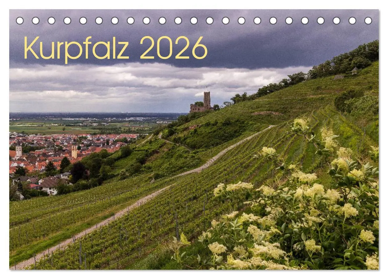 Cover: 9783516035438 | Kurpfalz 2026 (Tischkalender 2026 DIN A5 quer), CALVENDO...