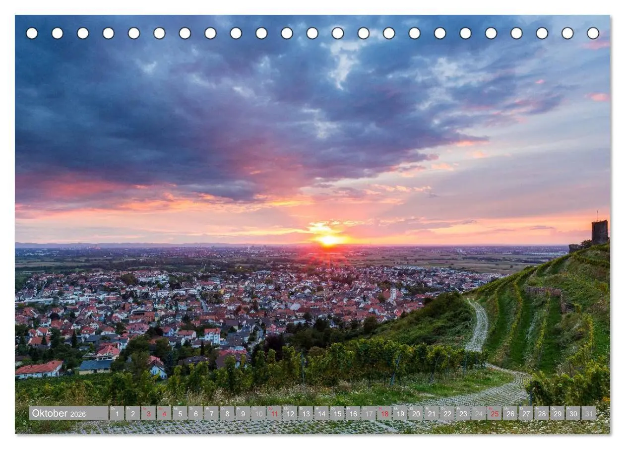 Bild: 9783516035438 | Kurpfalz 2026 (Tischkalender 2026 DIN A5 quer), CALVENDO...