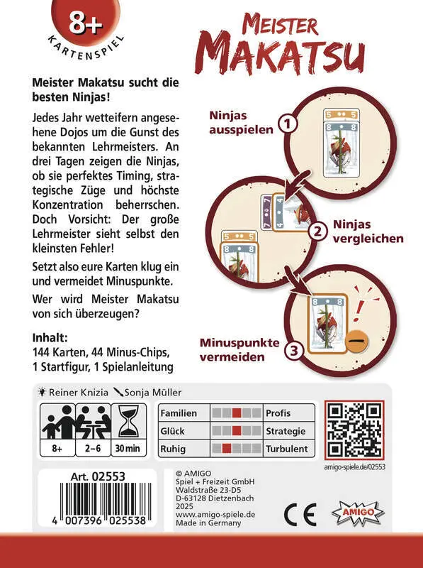 Bild: 4007396025538 | Meister Makatsu | Spiel | Karton | 02553 | Deutsch | 2025