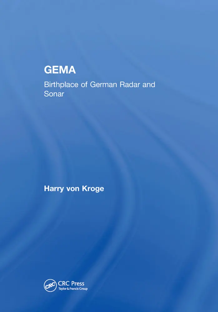 Cover: 9780367455538 | GEMA | Birthplace of German Radar and Sonar | Harry von Kroge | Buch