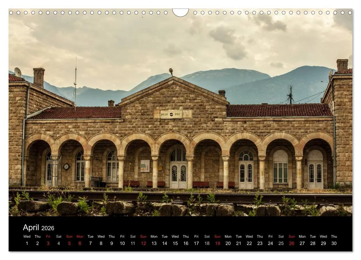Bild: 9783516575538 | Monuments of Kosovo 2026 (Wall Calendar 2026 DIN A3 landscape),...