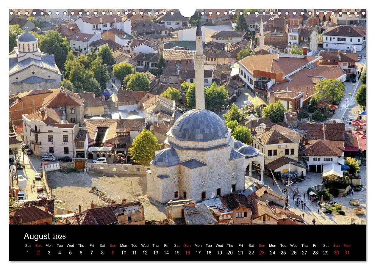 Bild: 9783516575538 | Monuments of Kosovo 2026 (Wall Calendar 2026 DIN A3 landscape),...