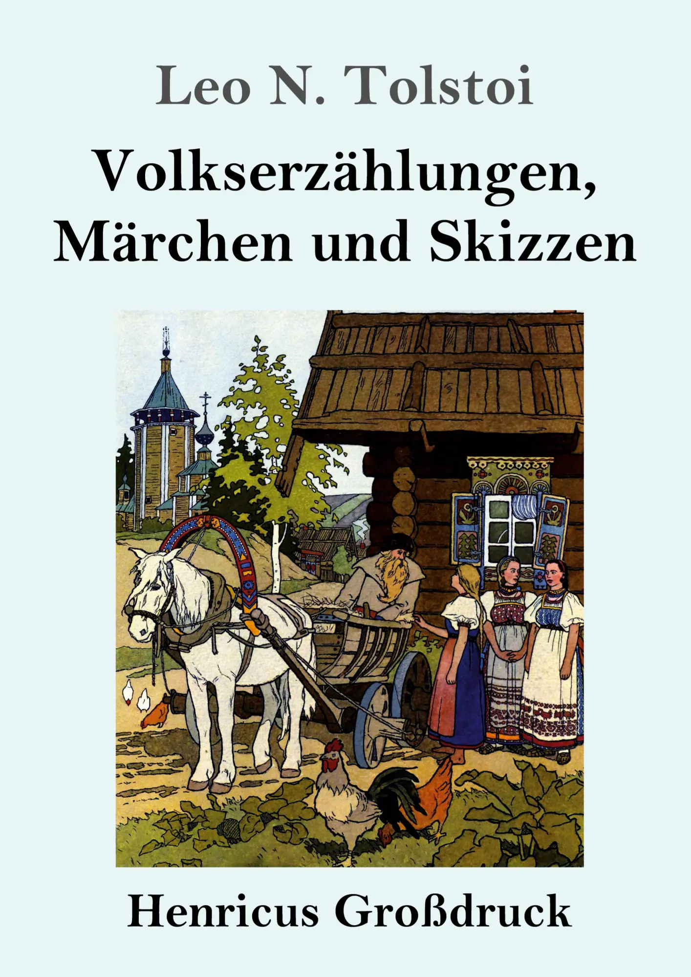 Cover: 9783847855538 | Volkserzählungen, Märchen und Skizzen (Großdruck) | Leo N. Tolstoi