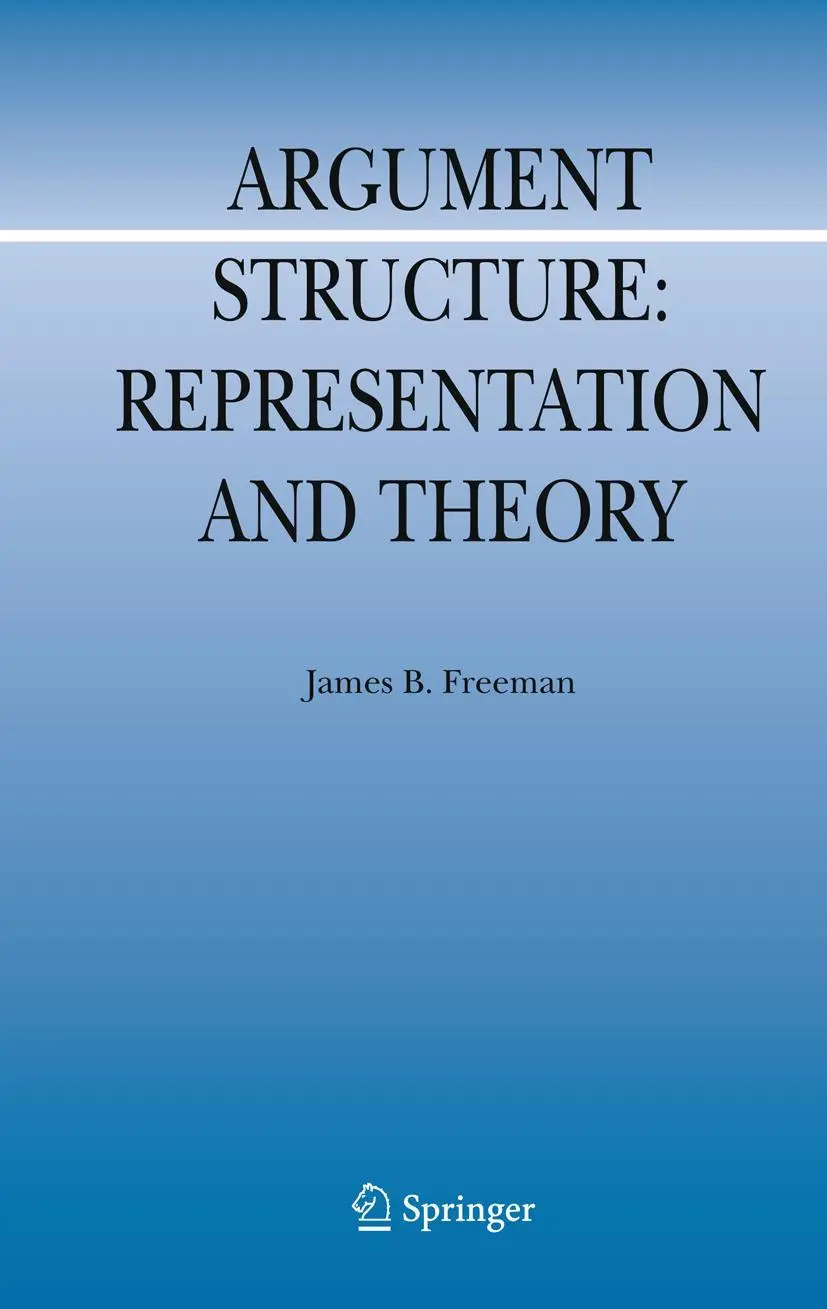 Cover: 9789400735538 | Argument Structure: | Representation and Theory | James B. Freeman
