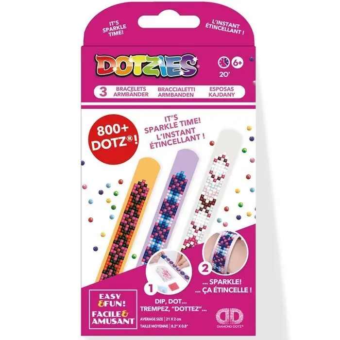 Cover: 4897073245638 | DOTZIES BY DIAMOND DOTZ - Diamond Painting Armbänder Geometrisch