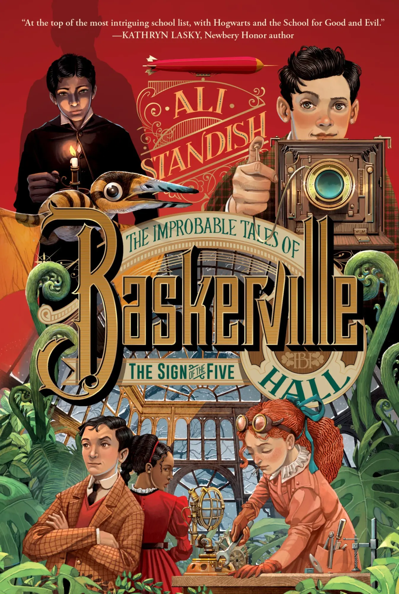 Cover: 9780063275638 | The Improbable Tales of Baskerville Hall Book 2: The Sign of the Five