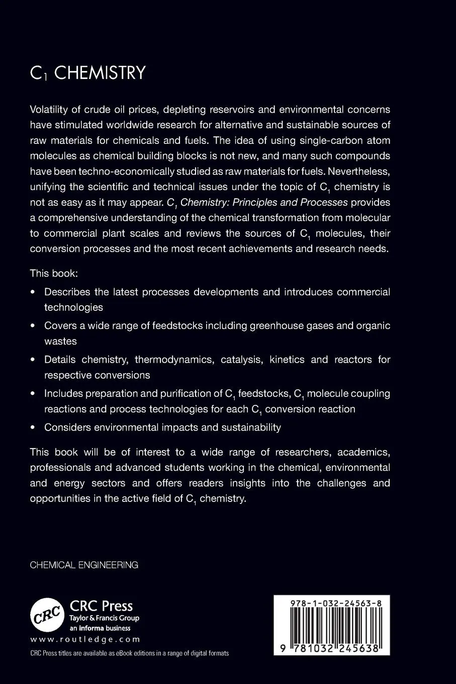 Rückseite: 9781032245638 | C1 Chemistry | Principles and Processes | Saeed Sahebdelfar (u. a.)