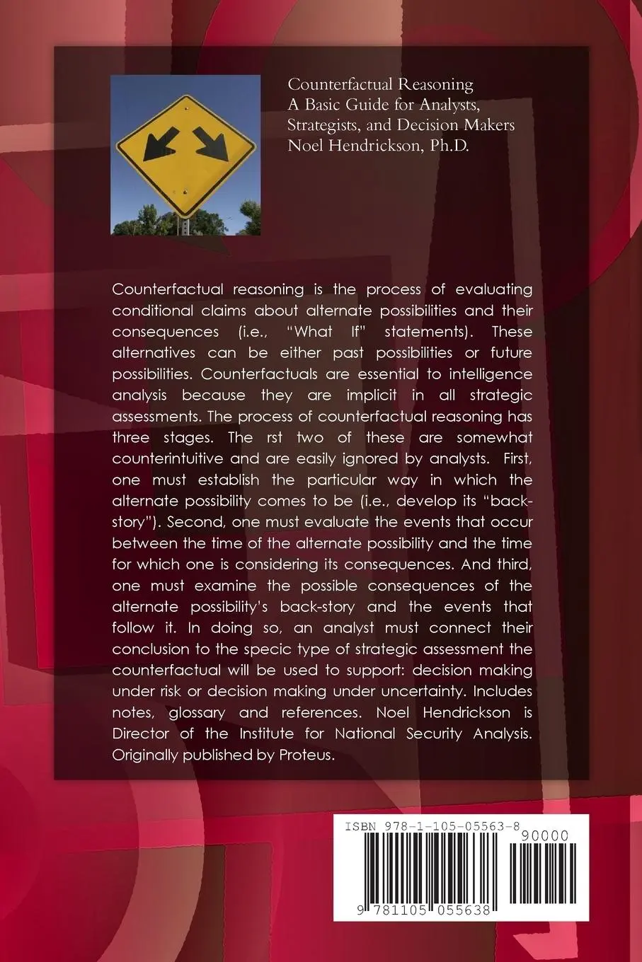 Rückseite: 9781105055638 | Counterfactual Reasoning | Ph. D Noel Hendrickson | Taschenbuch | 2011
