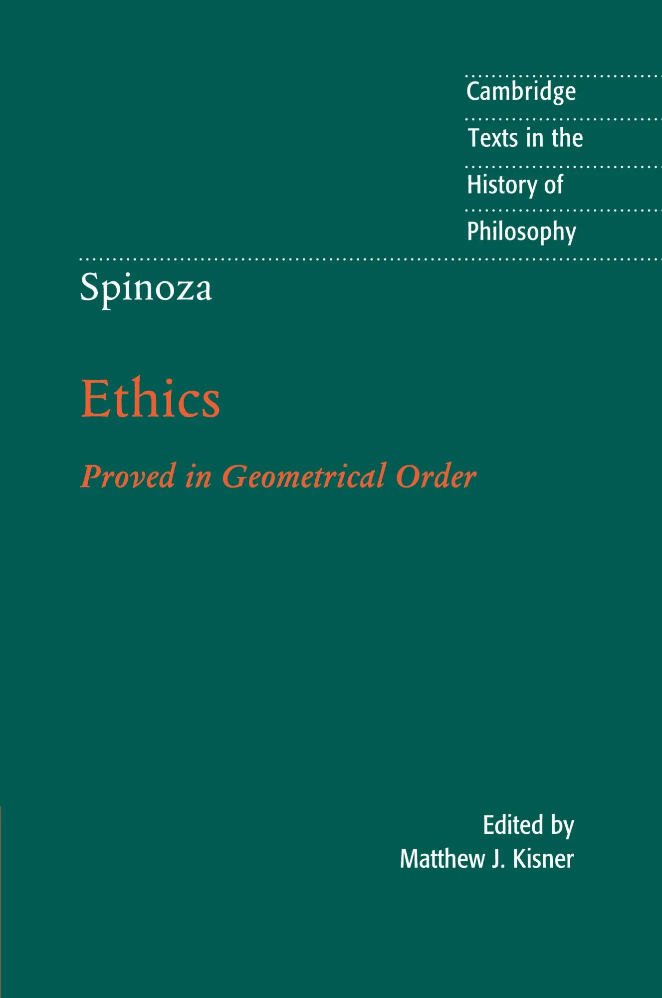 Cover: 9781107655638 | Spinoza | Ethics | Matthew Kisner | Taschenbuch | Englisch | 2018