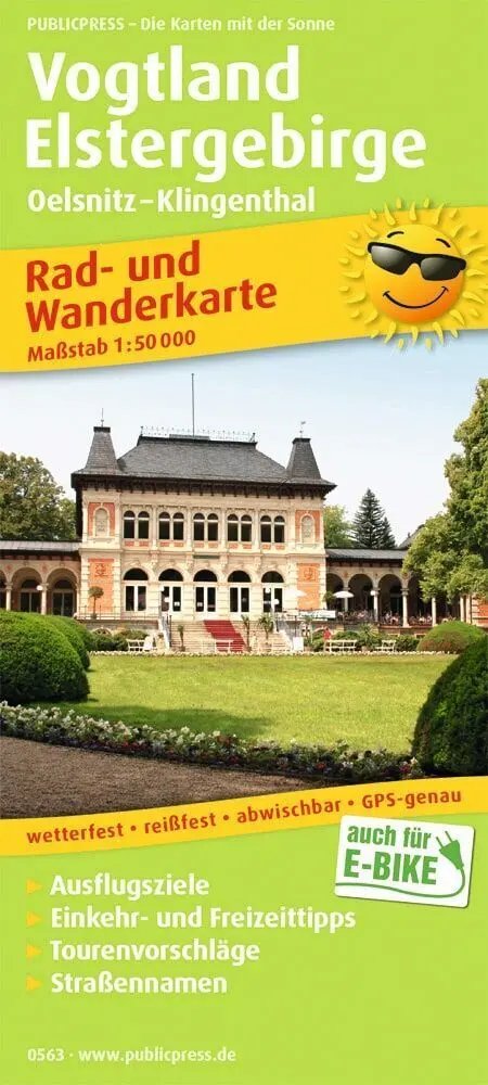 Cover: 9783747305638 | Publicpress Rad- und Wanderkarte Vogtland, Elstergebirge 1:50.000