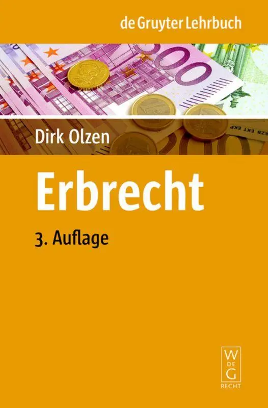 Lehrbuch   Erbrecht - Dirk Olzen Gebunden