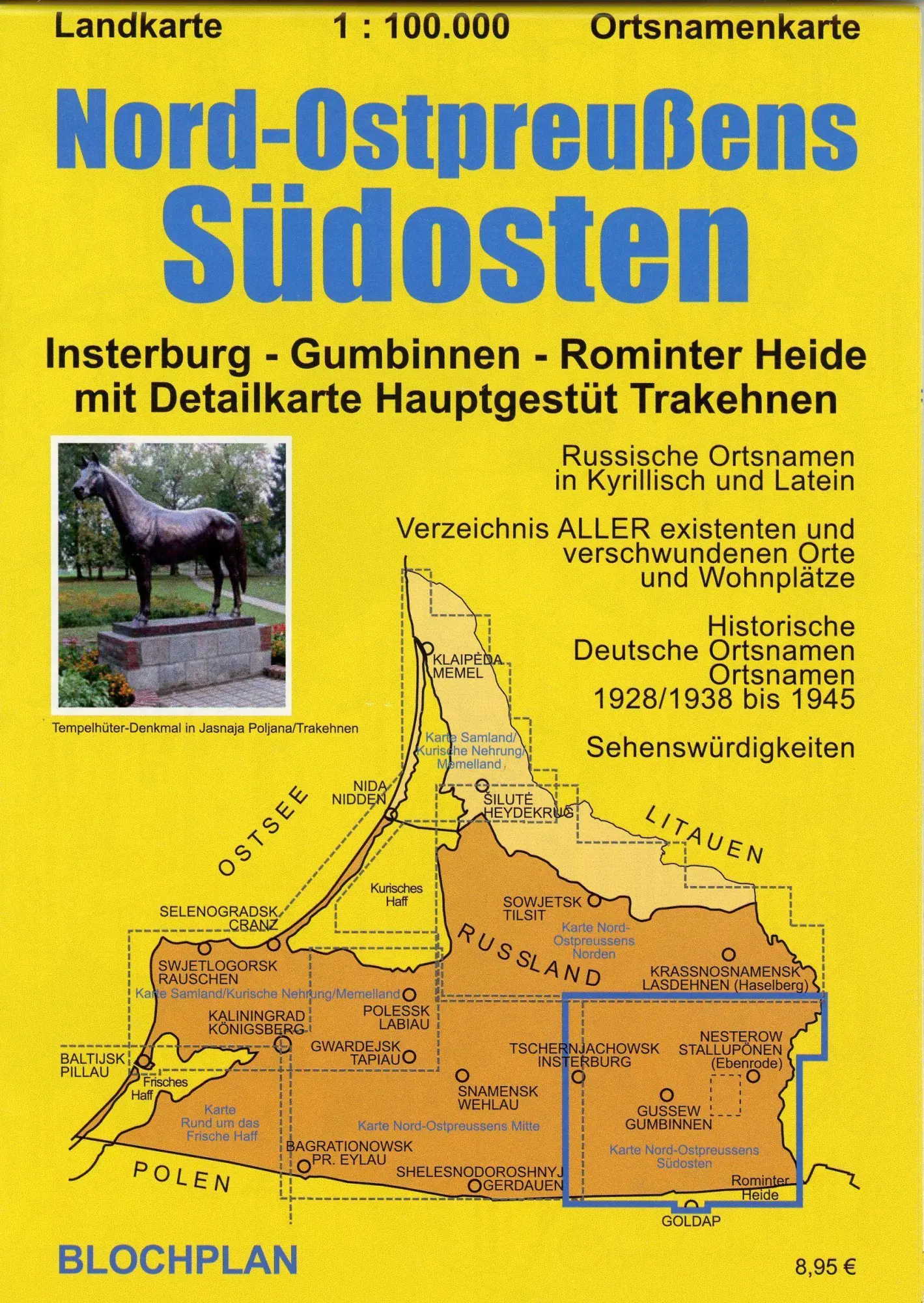 Cover: 9783981565638 | Nord-Ostpreußens Südosten | Dirk Bloch | (Land-)Karte | II | Deutsch