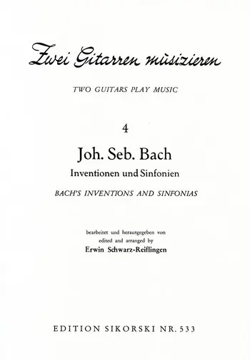 Cover: 9790003005638 | Inventionen &amp; Sinfonien | Johann Sebastian Bach | Buch