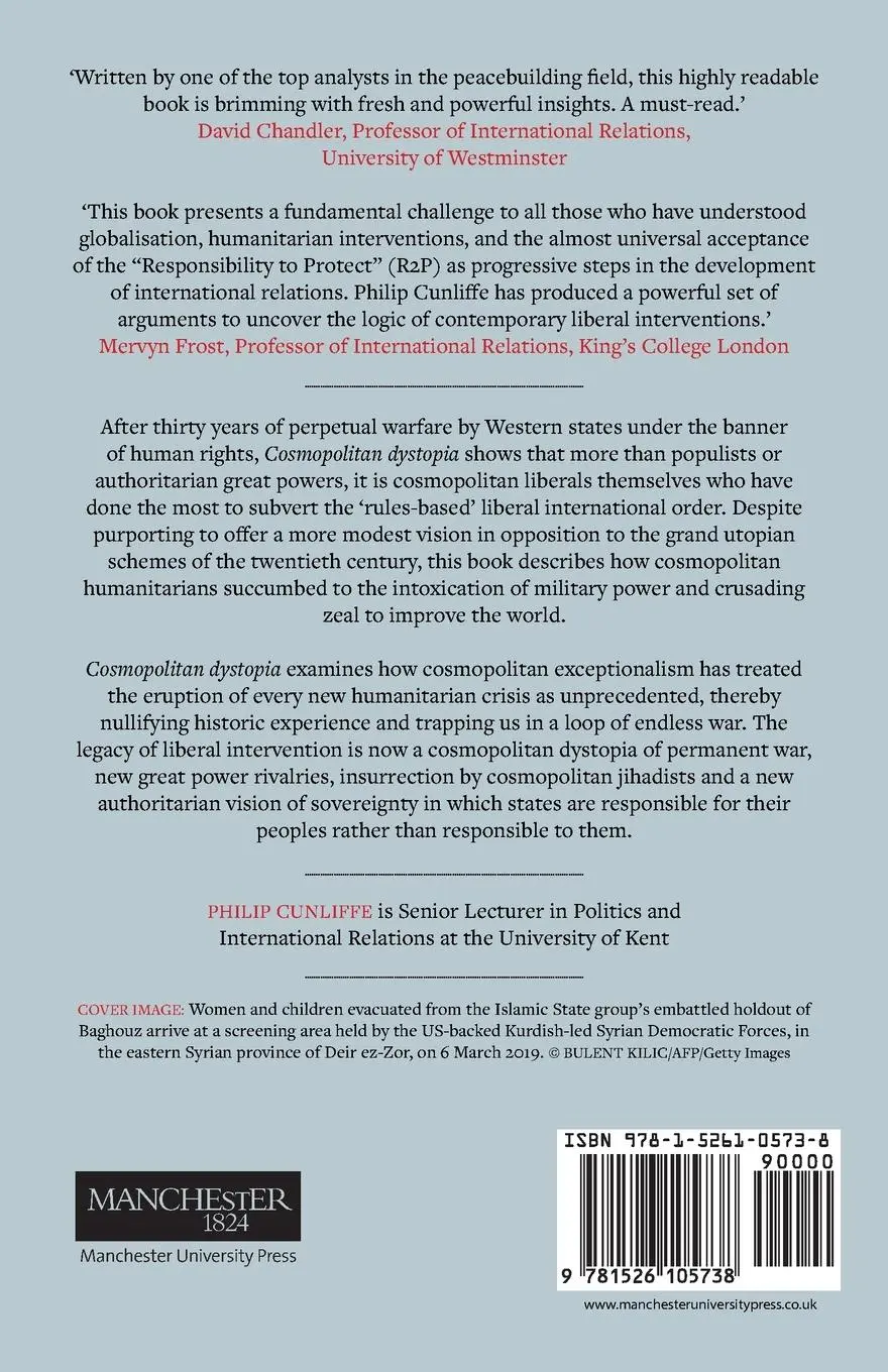 Rückseite: 9781526105738 | Cosmopolitan dystopia | Philip Cunliffe | Taschenbuch | Englisch