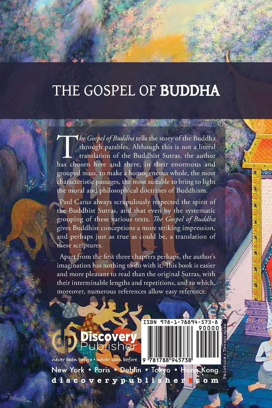 Rückseite: 9781788945738 | The Gospel of Buddha | Paul Carus | Taschenbuch | Englisch | 2021