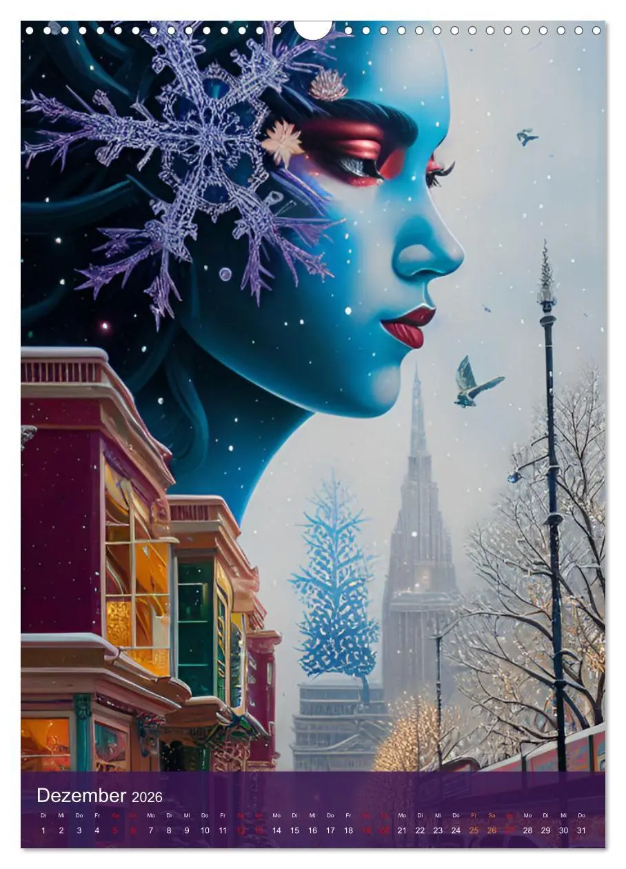 Bild: 9783516315738 | Fotokunst mit KI - Surrealismus (Wandkalender 2026 DIN A3 hoch),...