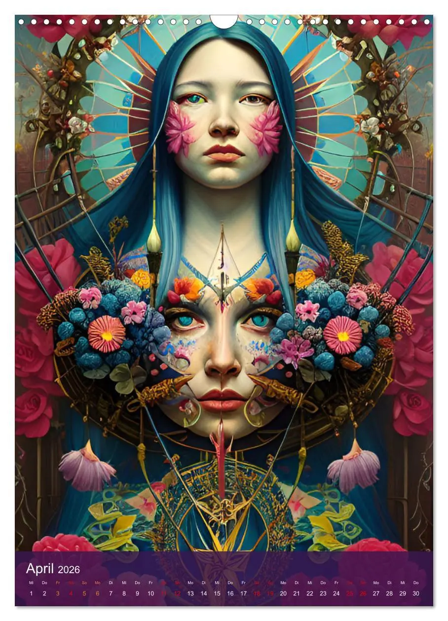 Bild: 9783516315738 | Fotokunst mit KI - Surrealismus (Wandkalender 2026 DIN A3 hoch),...