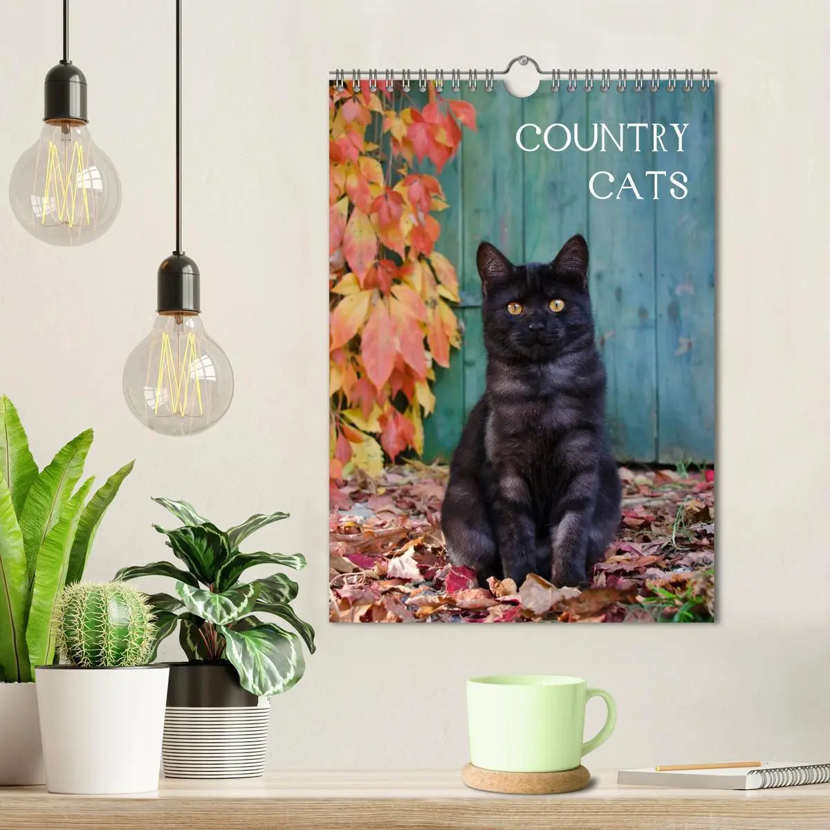 Bild: 9783516485738 | COUNTRY CATS (Wandkalender 2026 DIN A4 hoch), CALVENDO Monatskalender