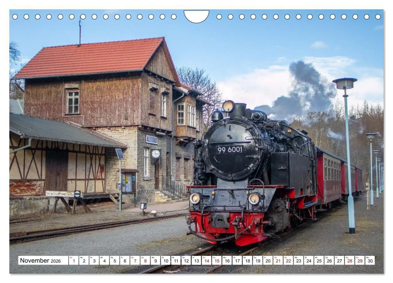 Bild: 9783516625738 | Selketalbahn im Harz (Wandkalender 2026 DIN A4 quer), CALVENDO...