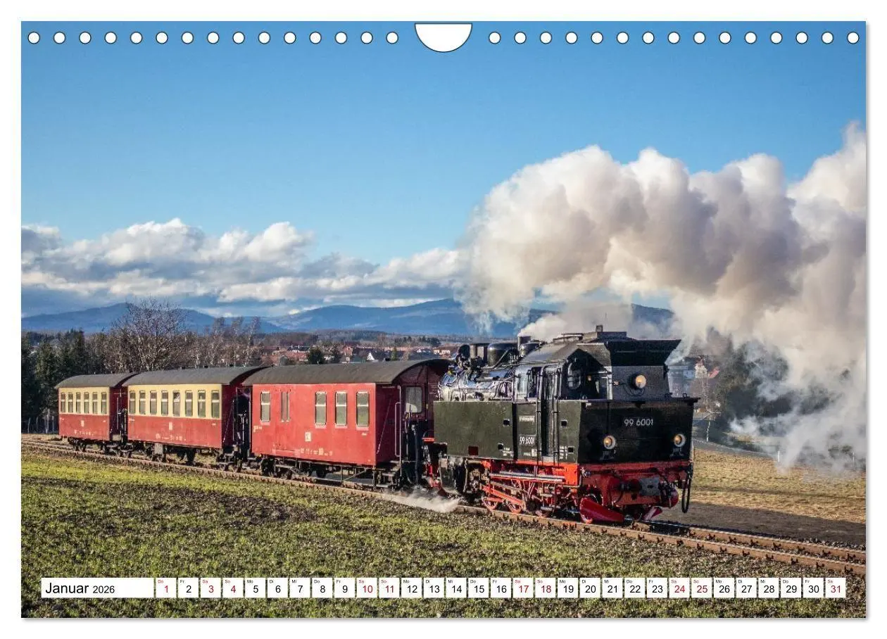 Bild: 9783516625738 | Selketalbahn im Harz (Wandkalender 2026 DIN A4 quer), CALVENDO...