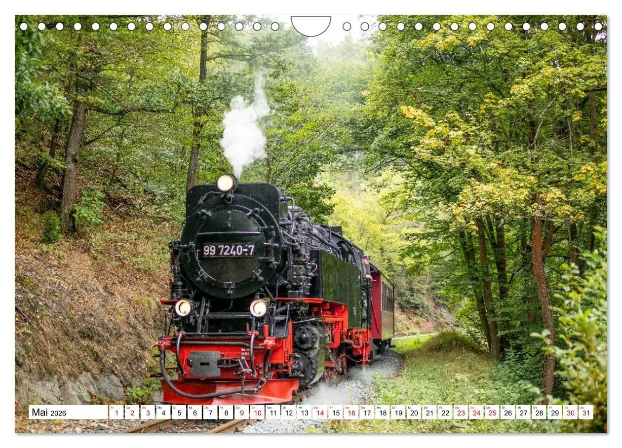 Bild: 9783516625738 | Selketalbahn im Harz (Wandkalender 2026 DIN A4 quer), CALVENDO...