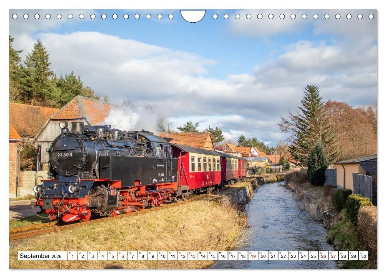 Bild: 9783516625738 | Selketalbahn im Harz (Wandkalender 2026 DIN A4 quer), CALVENDO...