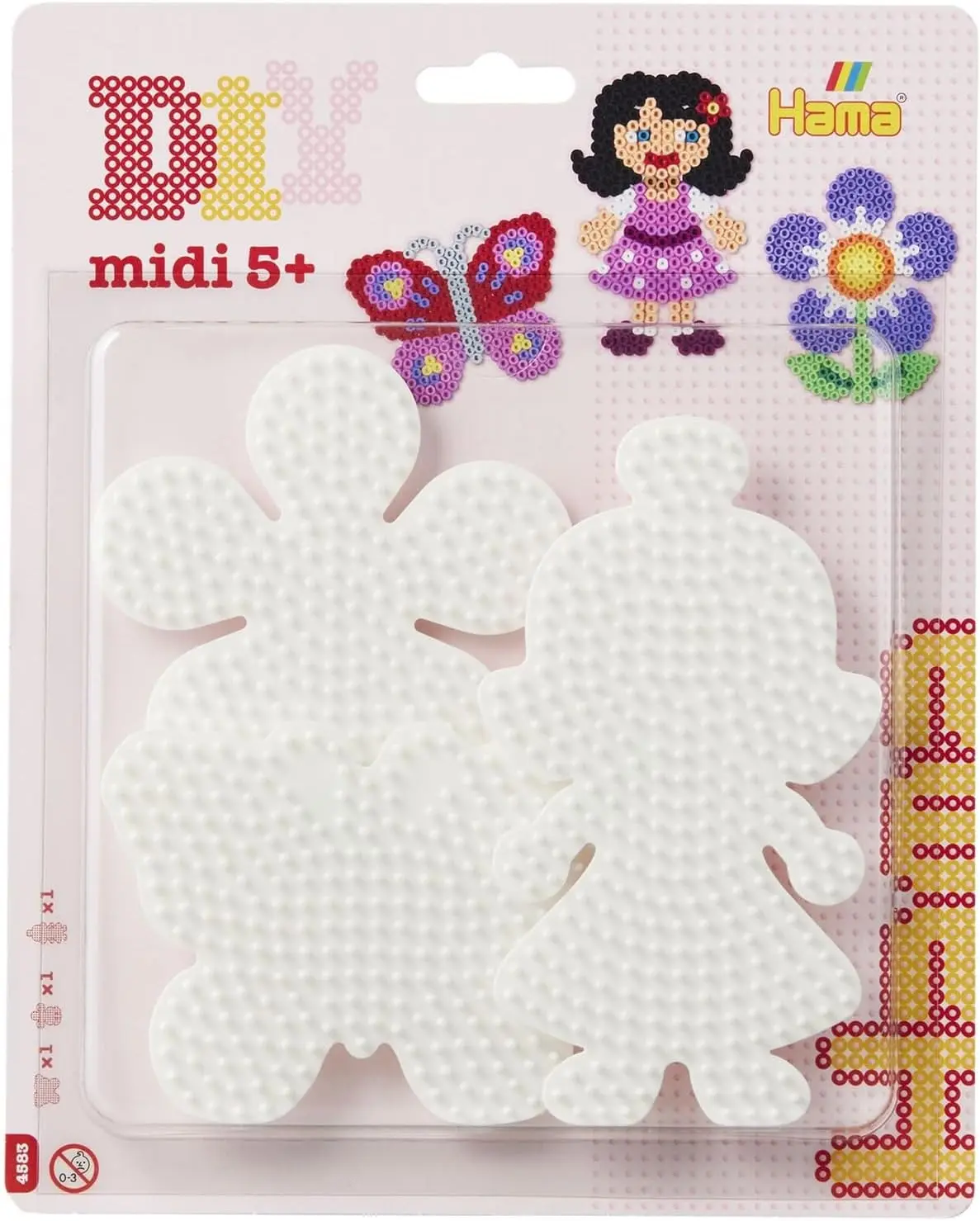 Cover: 28178045838 | Hama 4583 - Stiftplatten 3er Set (Schmetterling/Blume/Puppe) für...