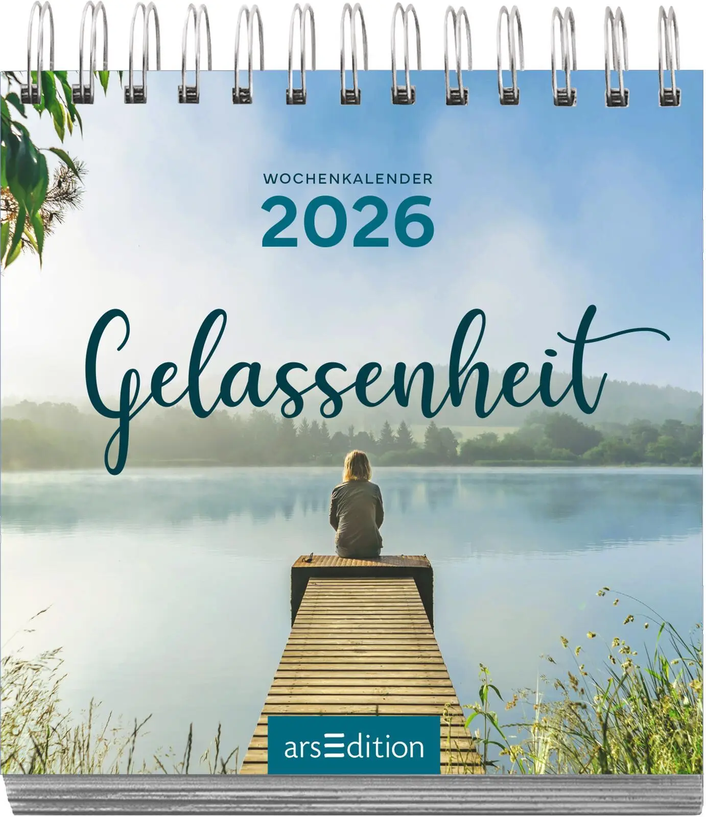 Bild: 4014489135838 | Mini-Wochenkalender Gelassenheit 2026 | Kalender | Spiralaufsteller