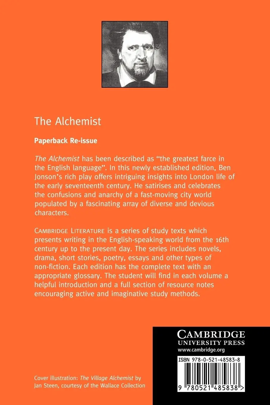 Rückseite: 9780521485838 | Ben Jonson | The Alchemist | Ben Jonson (u. a.) | Taschenbuch | 1995