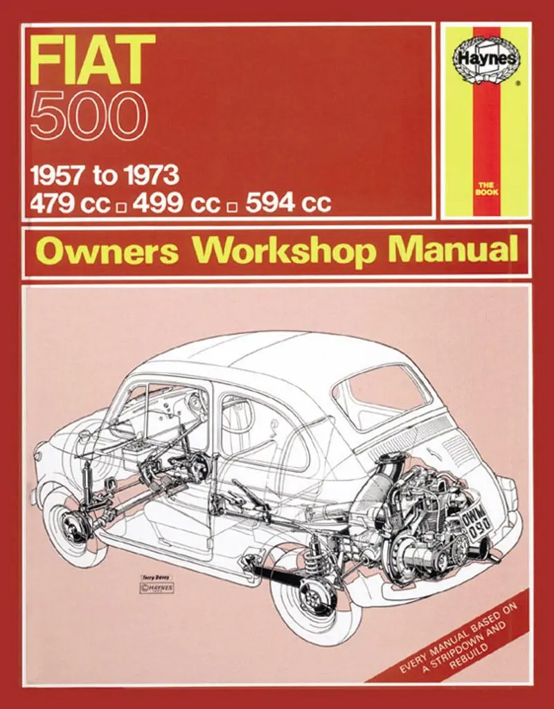 Cover: 9780857335838 | Fiat 500 (57 - 73) Haynes Repair Manual | Haynes Publishing | Buch