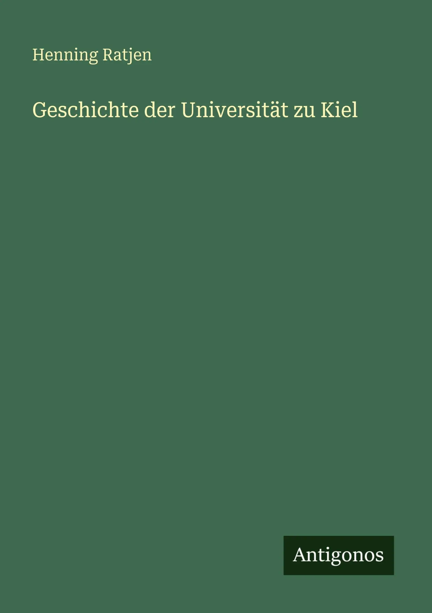Geschichte der Universität zu Kiel