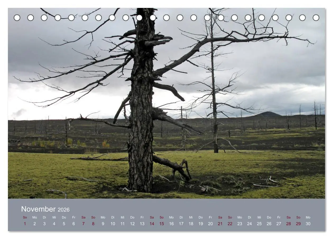 Bild: 9783457765838 | Kamtschatka - Vulkane, Asche, Eis (Tischkalender 2026 DIN A5 quer),...