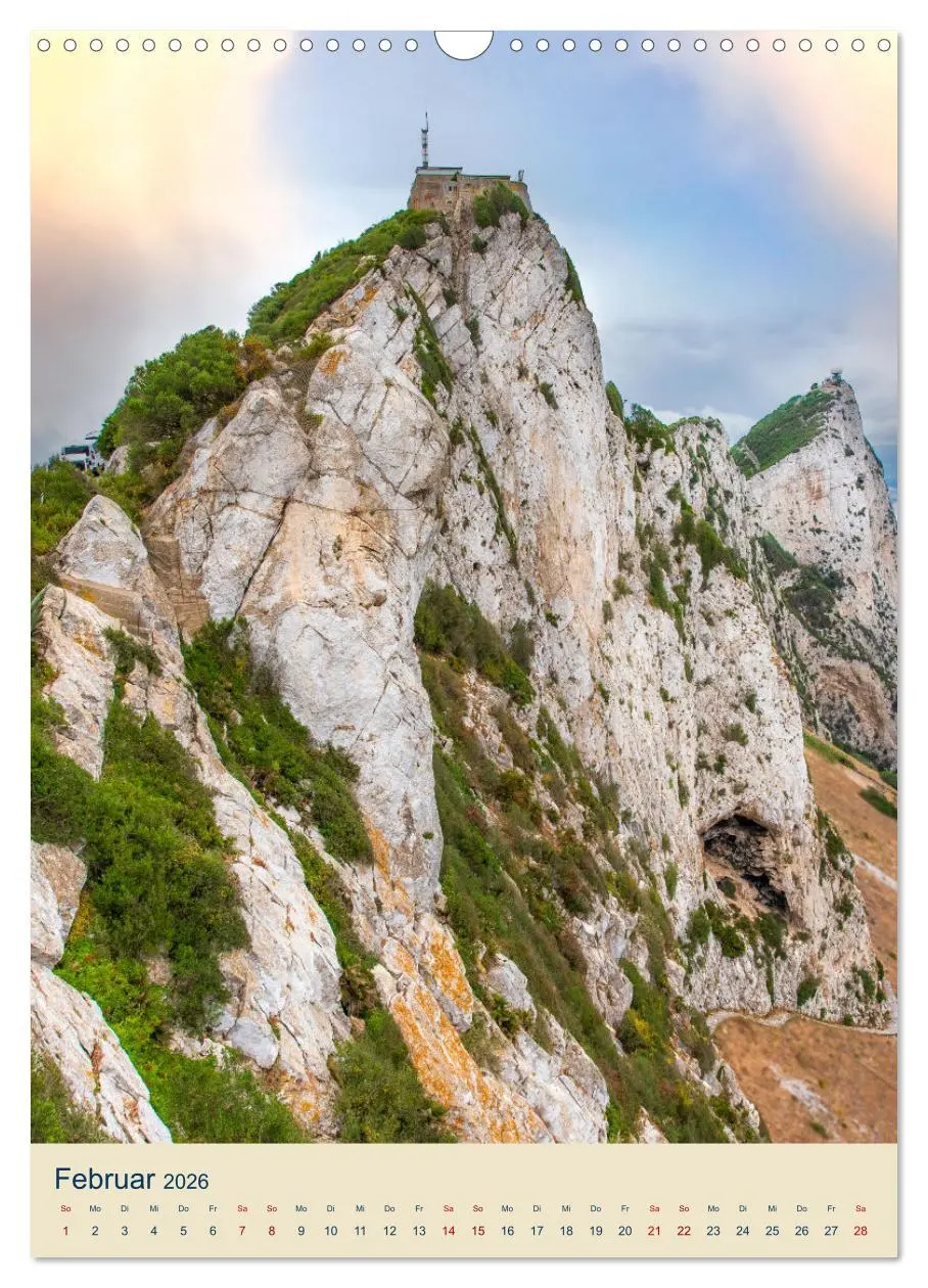 Bild: 9783516305838 | Gibraltar - Die Heimat der Berberaffen auf dem Rock (Wandkalender...