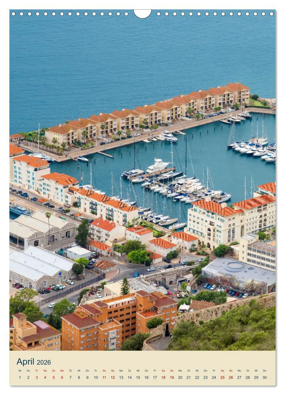 Bild: 9783516305838 | Gibraltar - Die Heimat der Berberaffen auf dem Rock (Wandkalender...