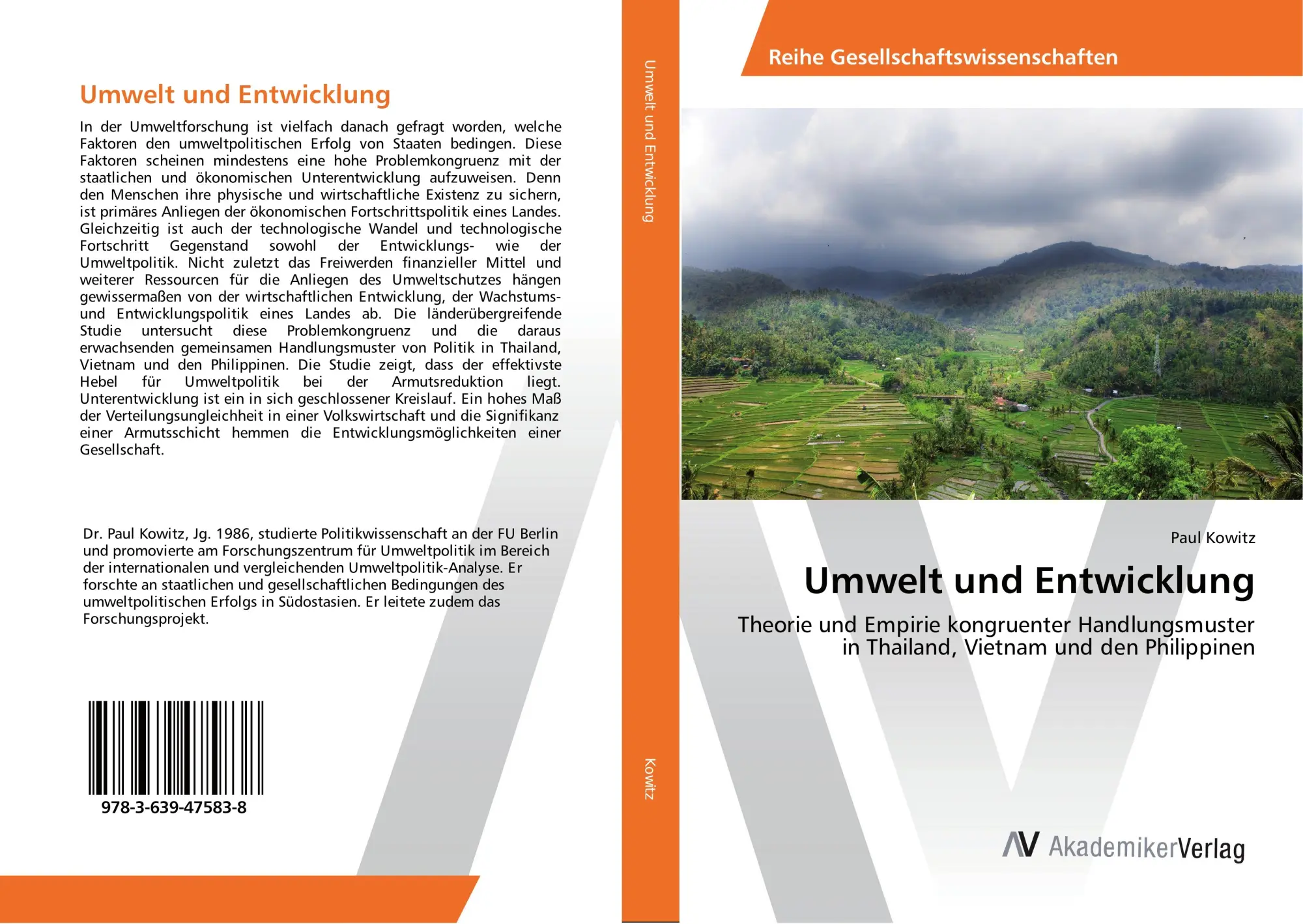 Cover: 9783639475838 | Umwelt und Entwicklung | Paul Kowitz | Taschenbuch | Paperback | 2013