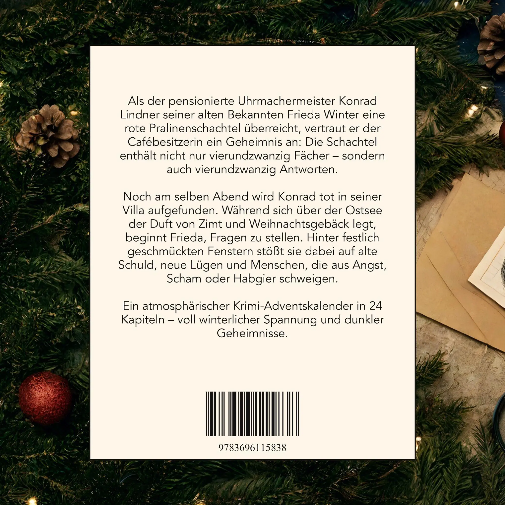 Rückseite: 9783696115838 | Mord an der Ostsee | Der Krimi-Adventskalender in 24 Akten | Krüger